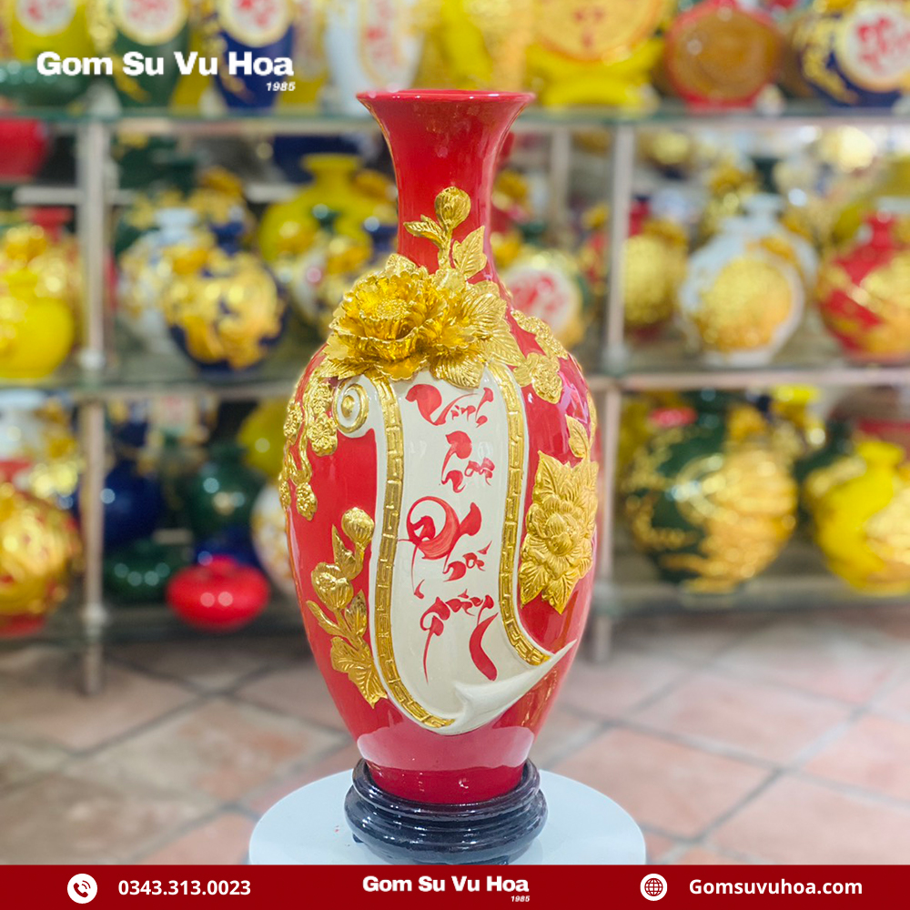 Bảo Bình Chữ Vinh Hoa Phú Quý 