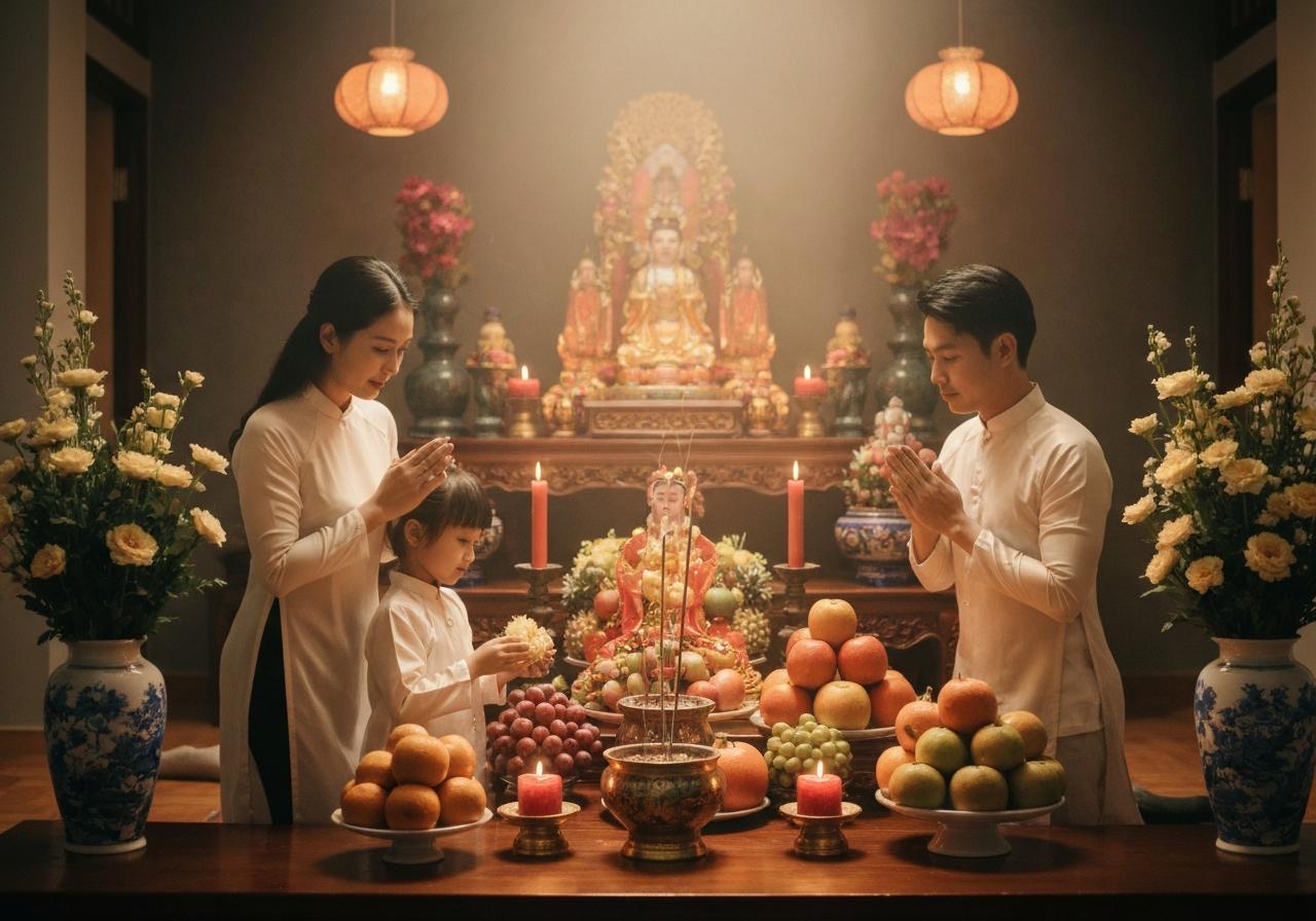 văn khấn 5 mẹ ngũ hành