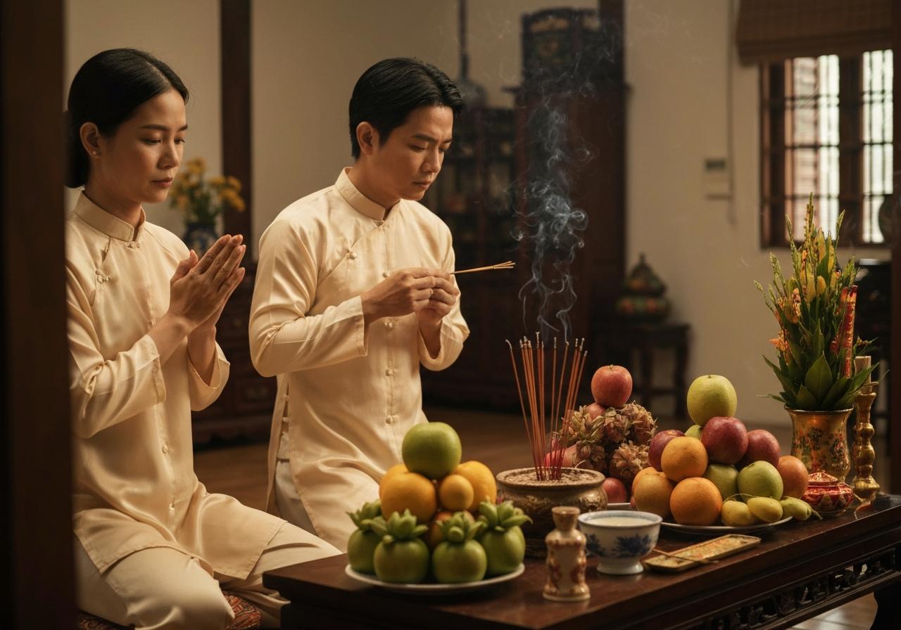 văn khấn hàn long mạch tại nhà