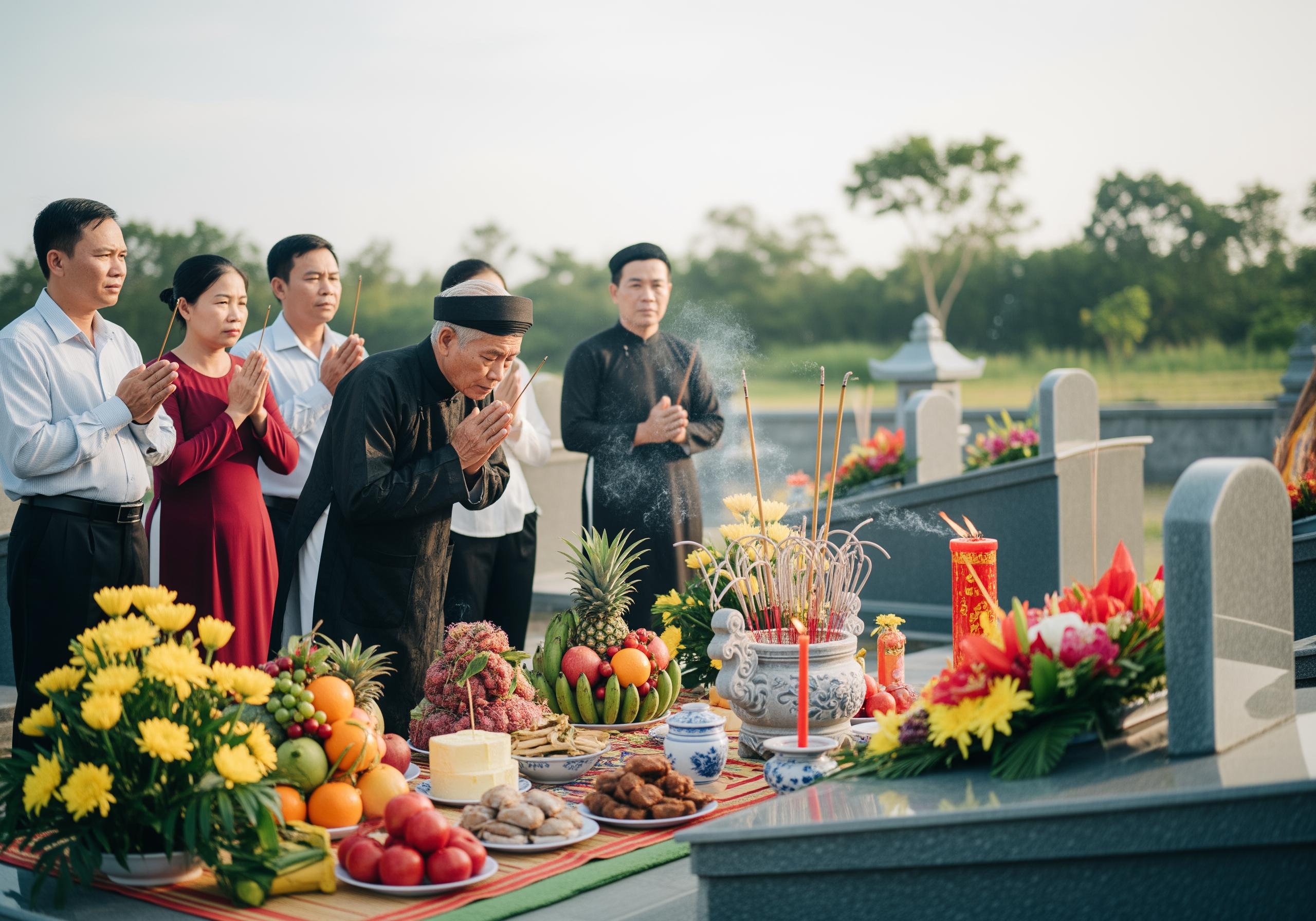 Văn khấn tạ mộ mới xây xong: Mẫu chuẩn, lễ vật, thời gian, kiêng kỵ 3 văn khấn tạ mộ mới xây xong