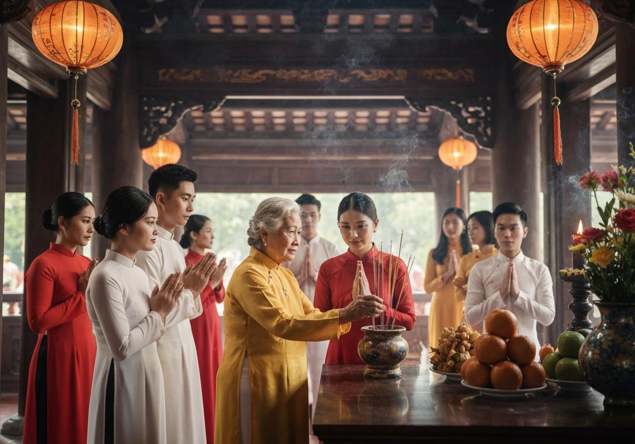 Hướng dẫn văn khấn đi chùa: Lễ nghi, bài khấn chuẩn cho mọi ban 6 Hướng dẫn quy trình và lễ nghi đi chùa đúng chuẩn cho người mới bắt đầu