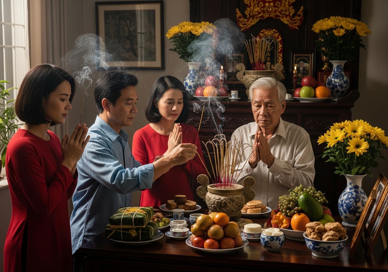 Những lưu ý vàng để không phạm phải sai lầm khi thờ cúng Gia Tiên