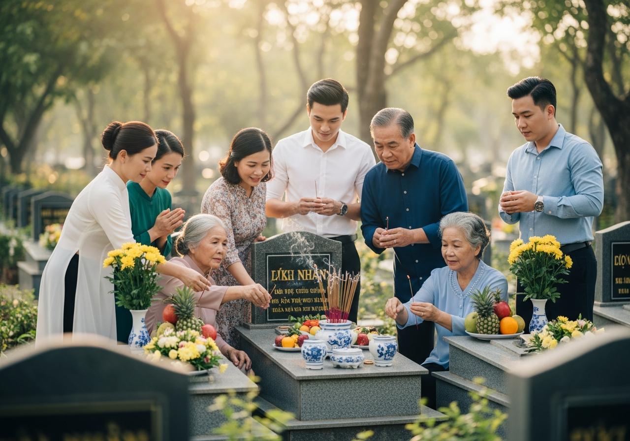 văn khấn tảo mộ